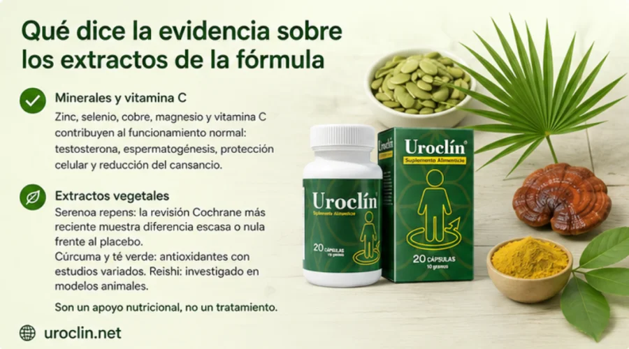 {{OFFER_NAME}} — cápsulas junto a los extractos vegetales de la fórmula